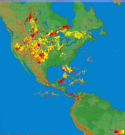 Free access to maps of former thunderstorms. . Lightningmapsorg america